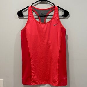 Nike Pink Tank Top built in bra